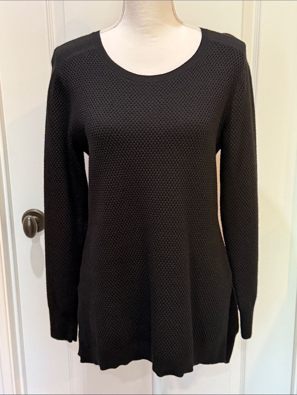 Athleta Honeycomb Merino Wool Blend Tunic Sweater